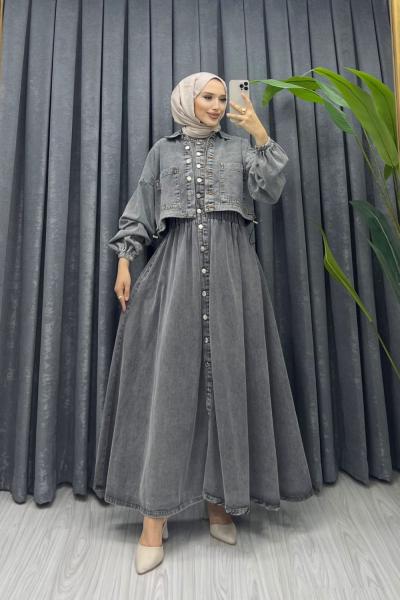 BELİNAY  KOT TAKIM Mavi