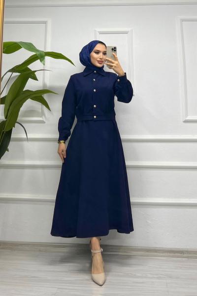 gelincik etekli takım Lacivert