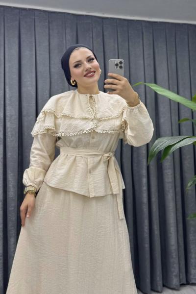 GONCA ETEKLİ TAKIM Krem