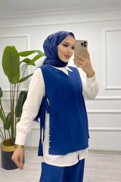 incili üçlü takım Petrol Mavisi