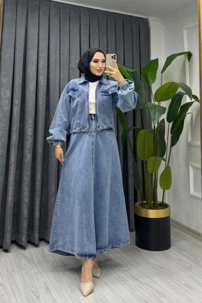 KAR YIKAMALI KOT ETEKLİ TAKIM Petrol Mavisi