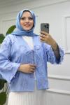 KELEBEK KİMONO Mavi
