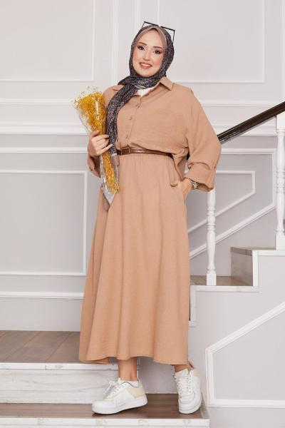 Keten Etekli İkili Takım Camel Camel