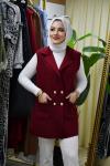 Kuzu yelek  Kırmızı