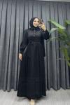 LEYDİ ELBİSE Siyah