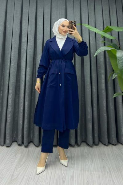 LİNDA ÜÇLÜ TAKIM  Lacivert
