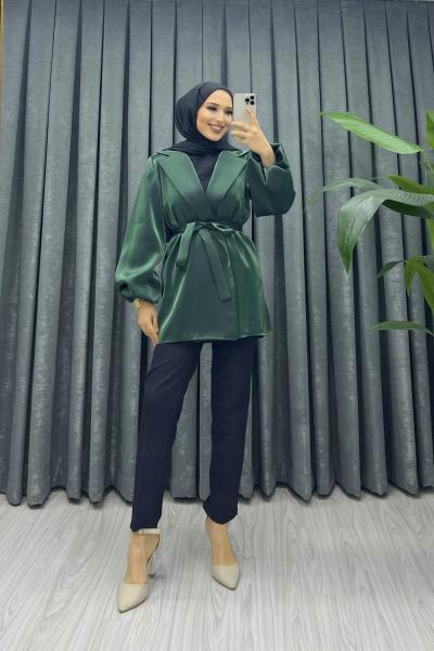 MARJİNAL CEKET  Zümrüt