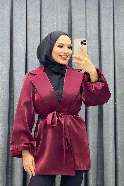 MARJİNAL CEKET  Bordo