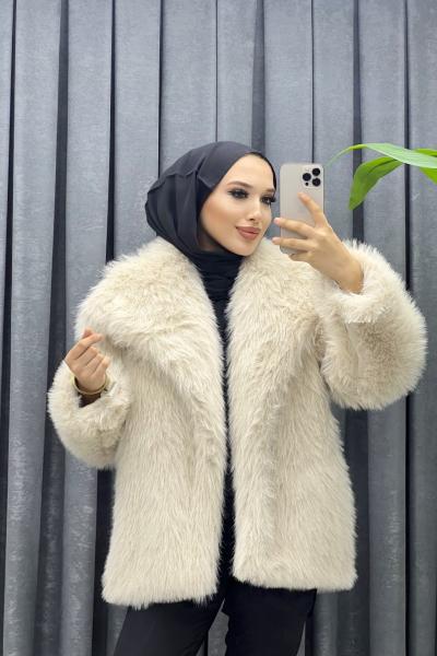 Premium Liya ceket Bej