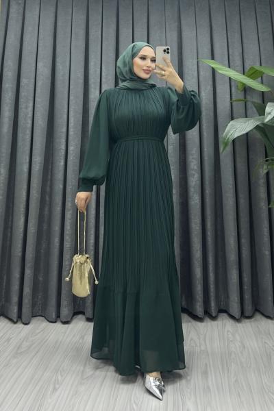 Prenses Abiye Elbise Zümrüt