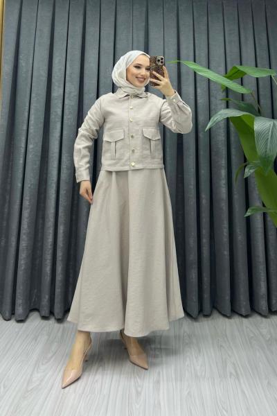 ŞİMAL ETEKLİ ETEKLİ TAKIM Taş Şal