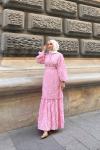 TAVUZ ELBİSE  Pembe