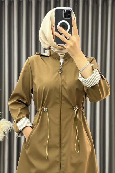 Yağmurluk trenç kap Taba