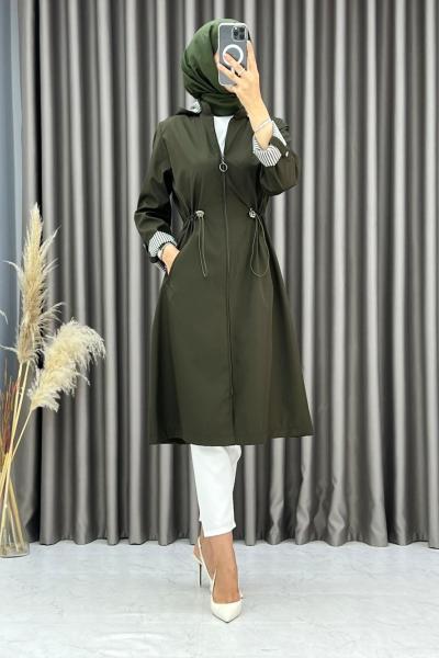 Yağmurluk trenç kap Yeşil